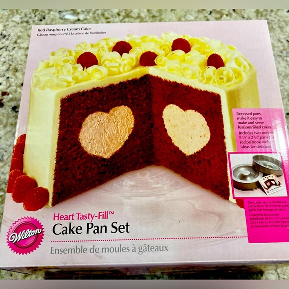 Wilton Kitchen Wilton Heart Tasty Fill 2piece Pan Set For Filled